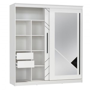 Марко 95.11 Шкаф-купе 2-х дверный (Олмеко) Белый